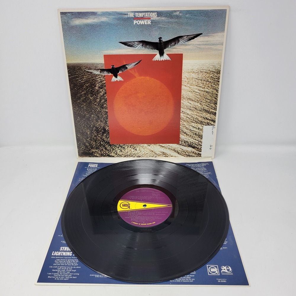 The Temptations Power Vinyl Record Album LP 1980 Gordy G8 994M1‎